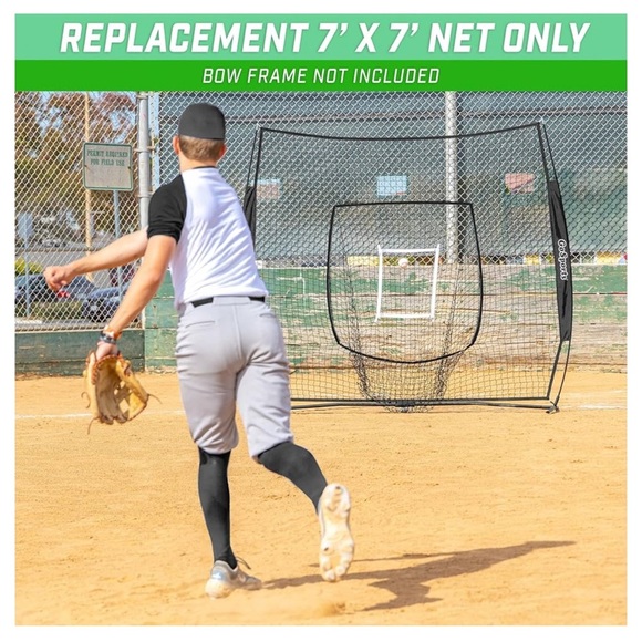 GOSPORTS REPLACEMENT 7 FT X 7 FT BASEBALL / SOFTBALL NET - Picture 3 of 6